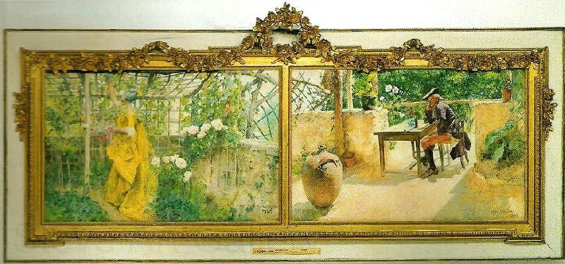 Carl Larsson vinet France oil painting art